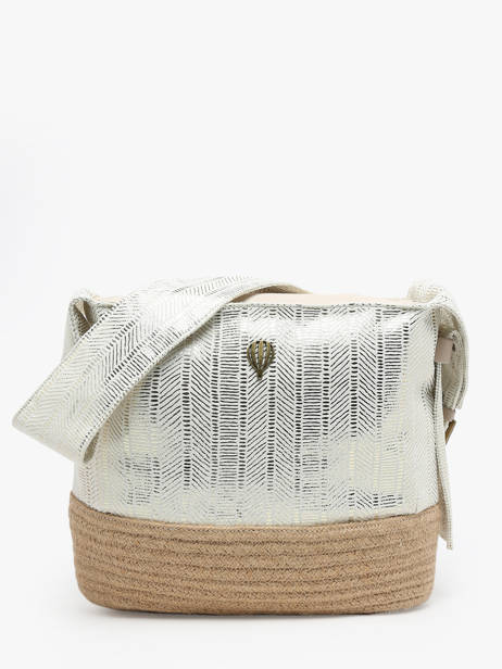 Sac Shopping Guimauve Le voyage en panier Blanc guimauve PM750