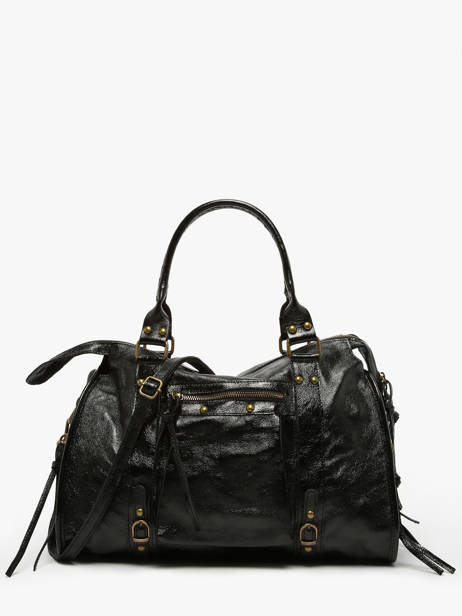 Sac Porté épaule A4 Nine Cuir Milano Noir nine NI24093