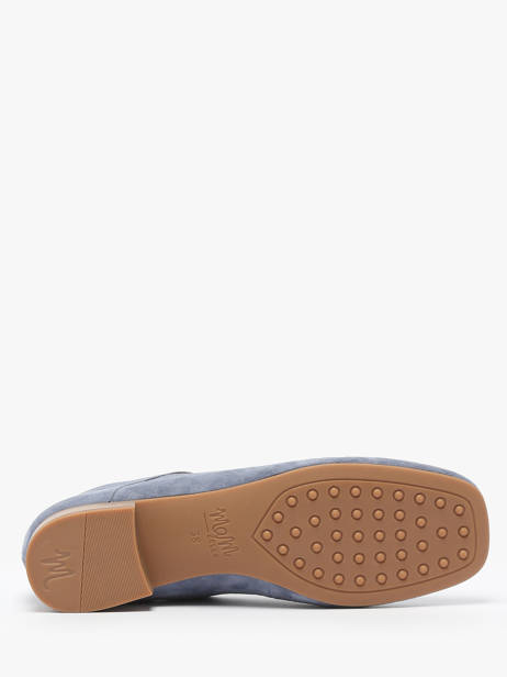 Ballerines Anima En Cuir Mam'zelle Bleu women CSGAN25 vue secondaire 5