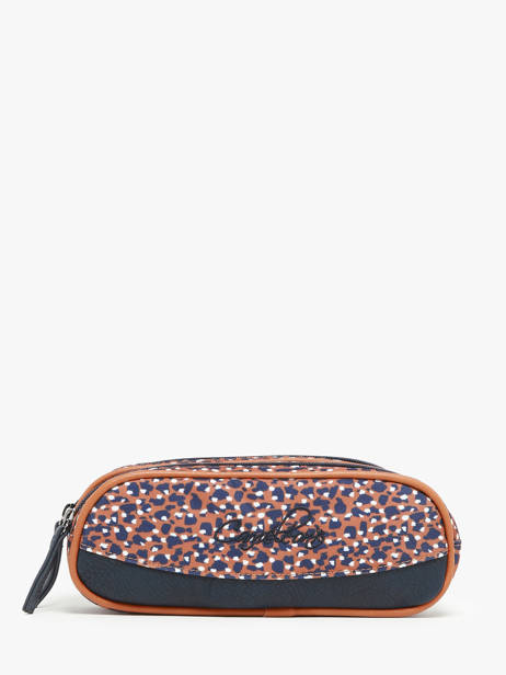 Trousse Fille 2 Compartiments Cameleon Marron vintage fantasy PBVGTROU