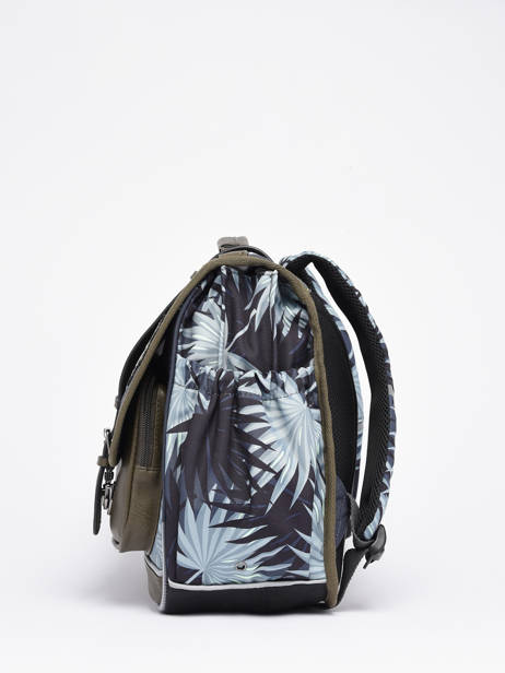 Cartable 3 Compartiments Cameleon Gris vintage urban PBVBCA41 vue secondaire 3