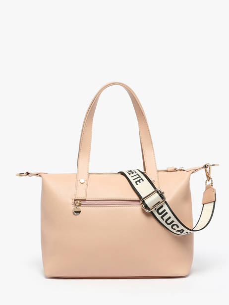 Sac Porté épaule Logo Lulu castagnette Orange logo YVRAC vue secondaire 4