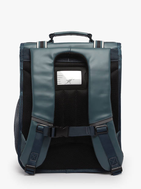 Sac à Dos Vintage North 2 Compartiments Cameleon Bleu vintage north SD39 vue secondaire 4