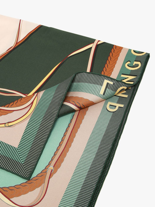 Longchamp Soie gots Etole Vert