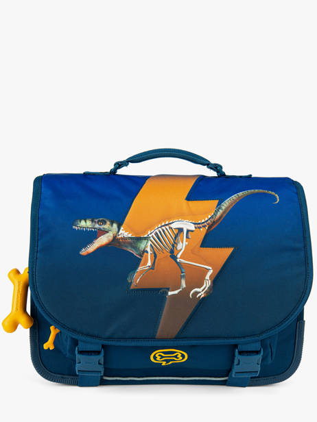 Cartable 2 Compartiments Lily Boys Stones and bones Bleu boys B