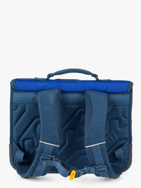 Cartable 2 Compartiments Lily Boys Stones and bones Bleu boys B vue secondaire 4