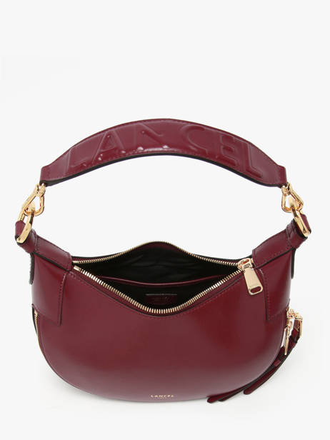 Sac Bandoulière Origami Cuir Lancel Violet origami A13313 vue secondaire 3