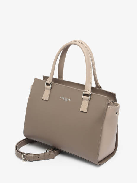 Sac Trapèze Smooth Cuir Lancaster Gris smooth 3 vue secondaire 2