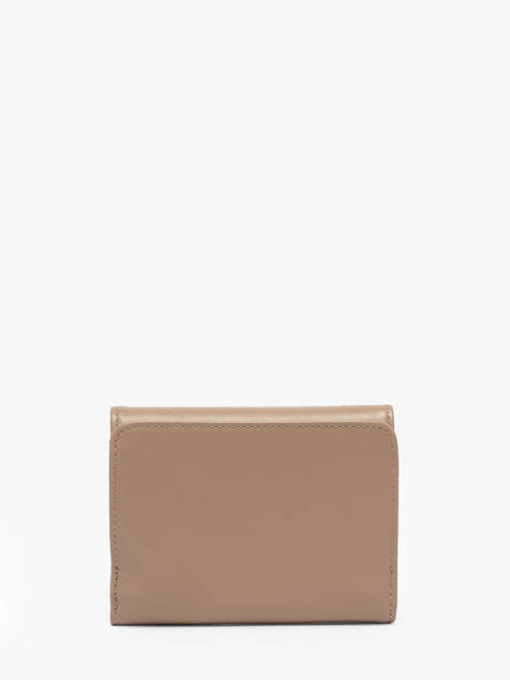Portefeuille Cuir Lancaster Beige paris pm 24 vue secondaire 3