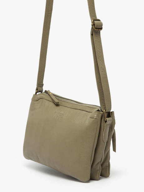 Sac Bandoulière Cow Cuir Basilic pepper Vert cow BCOW83 vue secondaire 2