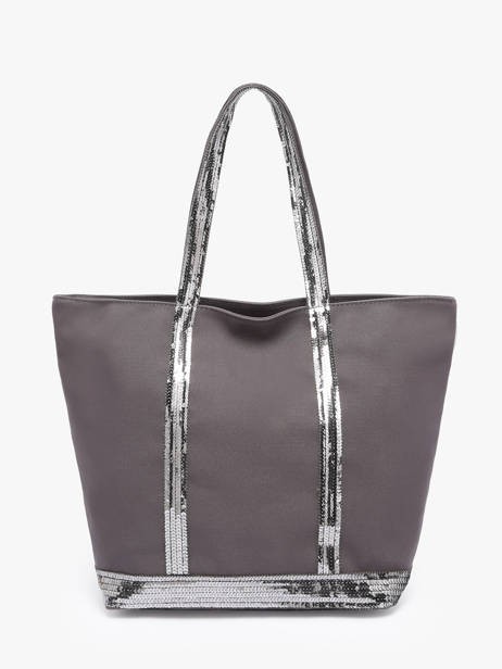Sac Porté Main Cabas Coton Vanessa bruno Gris cabas 1V40378