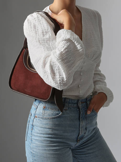 Sac Porté épaule La Suite Cuir Paul marius Marron la suite VICTXSUI vue secondaire 1