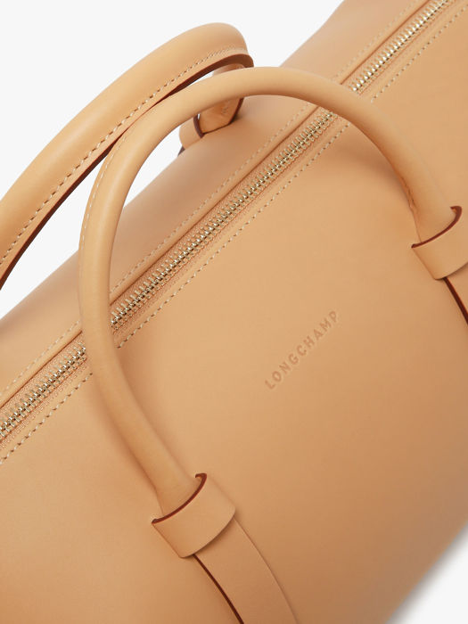 Longchamp Daylong chevron Sacs porté main Marron