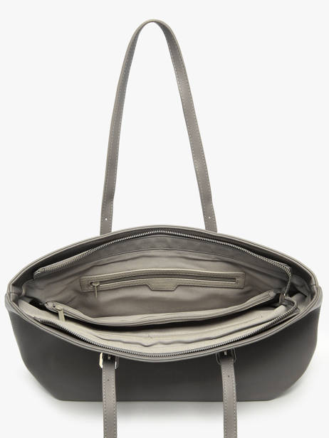 Sac Porté épaule A4 Saffiano David jones Gris saffiano 3 vue secondaire 3