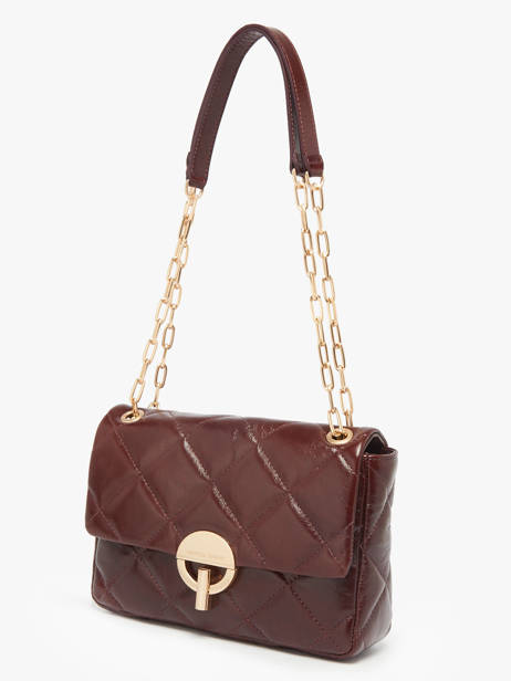 Grand Sac Moon En Cuir Vanessa bruno Marron moon 84V40329 vue secondaire 2