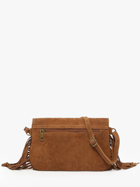 Sac Bandoulière Velvet Cuir Milano Marron velvet VE241115 vue secondaire 4