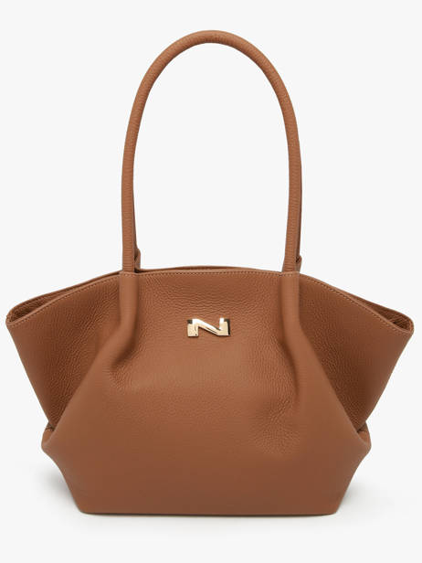 Sac Porté épaule Galatée Cuir Nathan baume Marron nymphea 3
