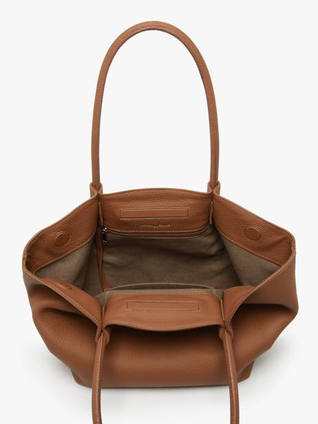 Sac Porté épaule Galatée Cuir Nathan baume Marron nymphea 3 vue secondaire 4