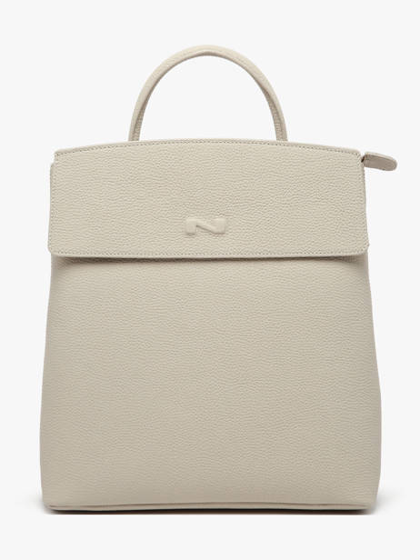 Sac à Dos Cassandra Cuir Nathan baume Beige nathan 22