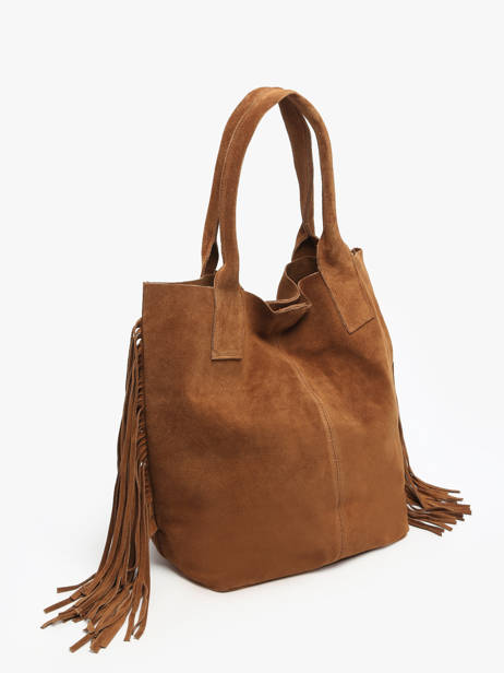 Sac Porté épaule Velvet Milano Marron velvet VE241114 vue secondaire 2