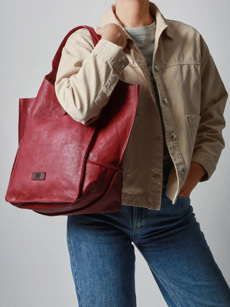 Sac Porté épaule Heritage Cuir Biba Violet heritage HOM1L vue secondaire 1