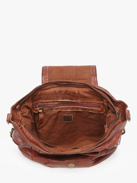 Sac Porté épaule Heritage Cuir Biba Marron heritage CLT1L vue secondaire 3