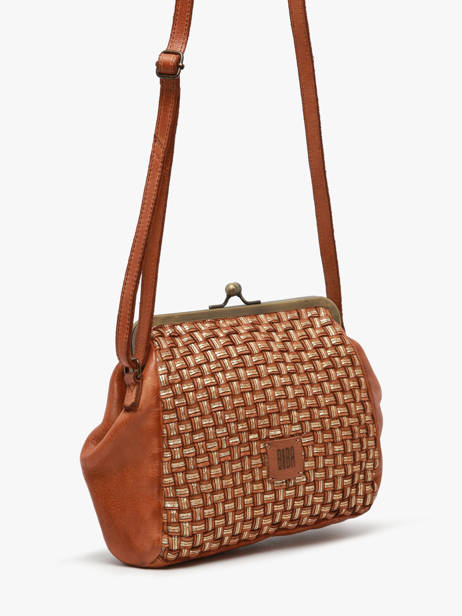 Sac Bandoulière Heritage Cuir Biba Marron heritage KAB21L vue secondaire 2