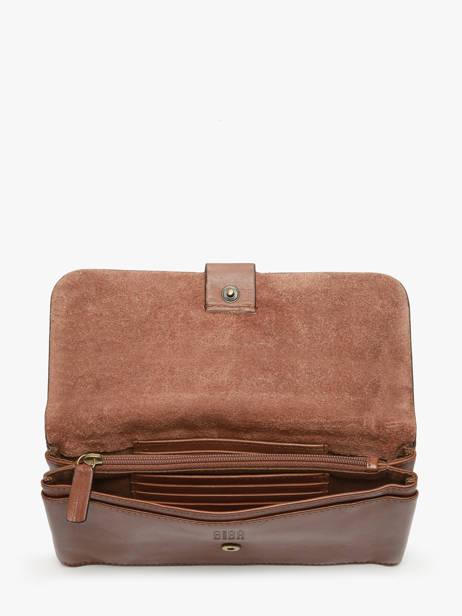 Portefeuille Cuir Biba Marron wallet VET2L vue secondaire 1