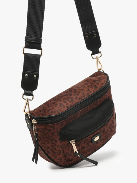 Sac Banane Hexagona Marron leonie 5120197 vue secondaire 2