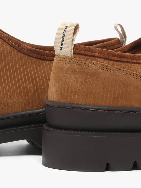 Chaussures Derbies En Cuir Kleman Marron men MAJORV vue secondaire 3
