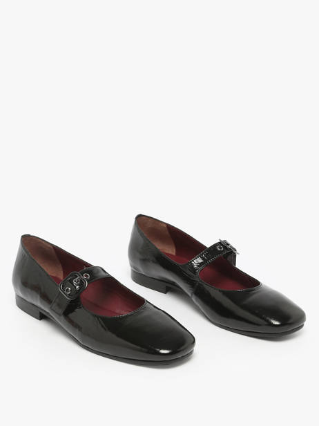 Ballerines En Cuir Aliwell Noir women A2717 vue secondaire 2