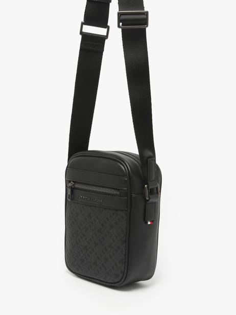 Sac Bandoulière Monogram Tommy hilfiger Noir monogram AM13493 vue secondaire 1