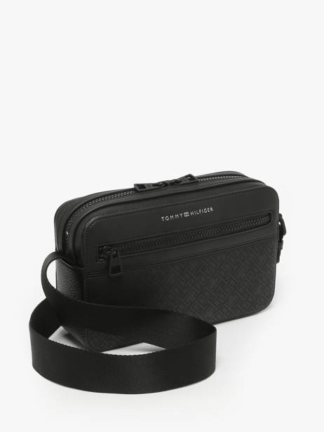 Sac Bandoulière Monogram Tommy hilfiger Noir monogram AM13837 vue secondaire 1