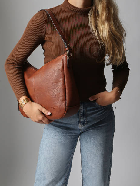 Sac Porté épaule Toscane Hexagona Marron toscane 579737 vue secondaire 1