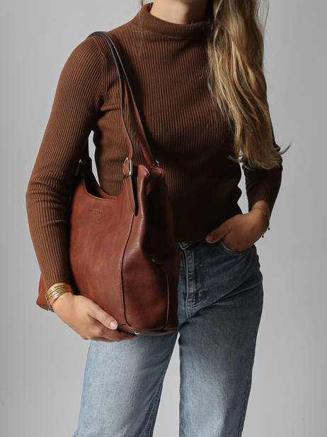 Sac Porté Main Toscane Hexagona Marron toscane 579739 vue secondaire 1