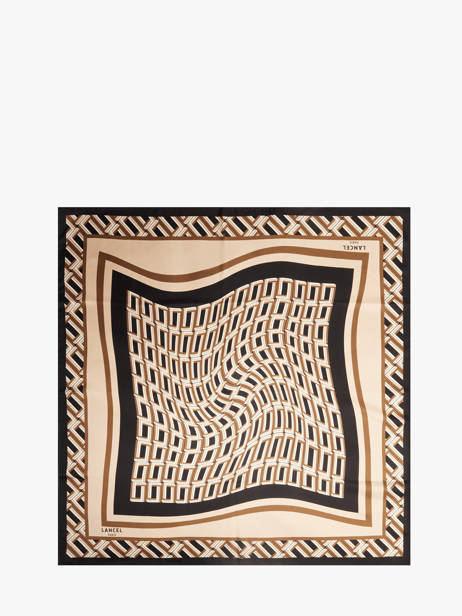Foulard Lancel Marron charms A13497