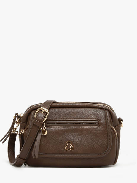Sac Bandoulière Zip Lulu castagnette Marron zip ZAER