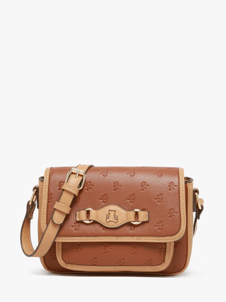 Sac Bandoulière Embossed Lulu castagnette Marron embossed ZAIDOU