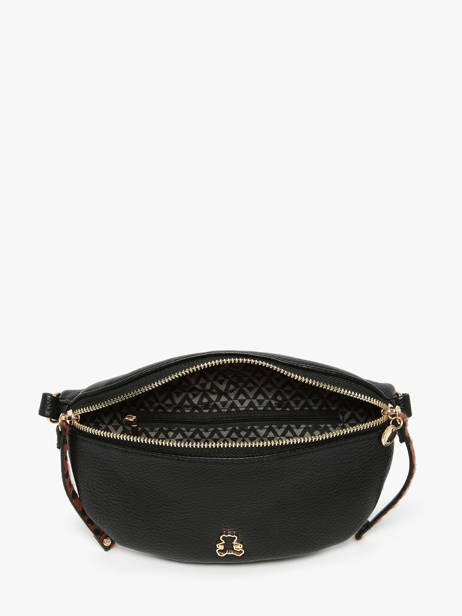 Sac Banane Lulu castagnette Noir zip ZINH vue secondaire 3