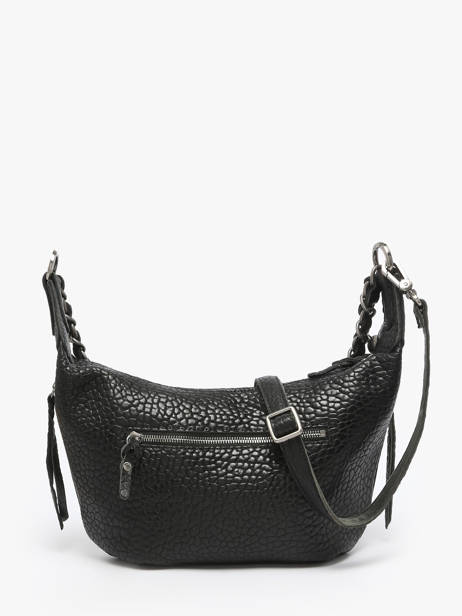 Sac Bandoulière Vintage Cuir Mila louise Noir vintage 3485E vue secondaire 4