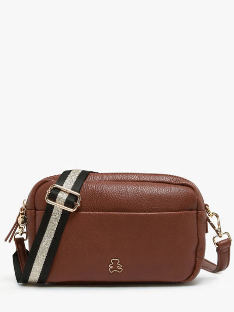 Sac Bandoulière Soft Lulu castagnette Marron soft YAHIA