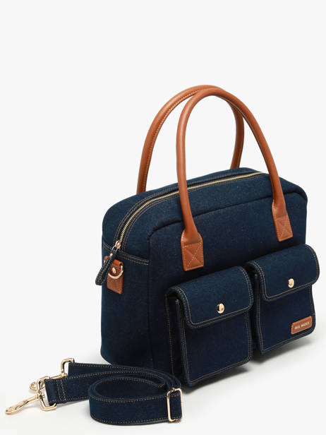 Sac Le Dandy Denim Brut Paul marius Bleu denim brut DANDYDEB vue secondaire 2