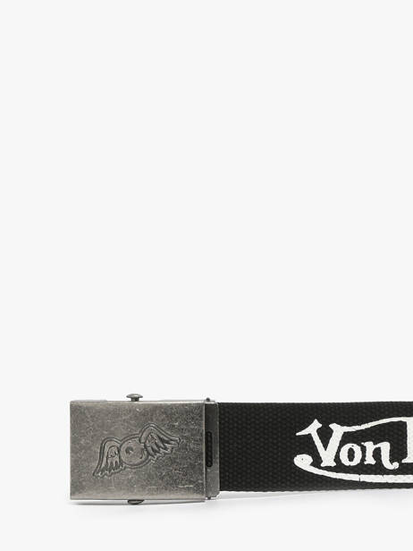 Ceinture Ajustable Nylon Von dutch Noir belt NYLON vue secondaire 1