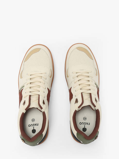Sneakers Ceiba En Cuir Faguo Beige men 23CG3206 vue secondaire 4