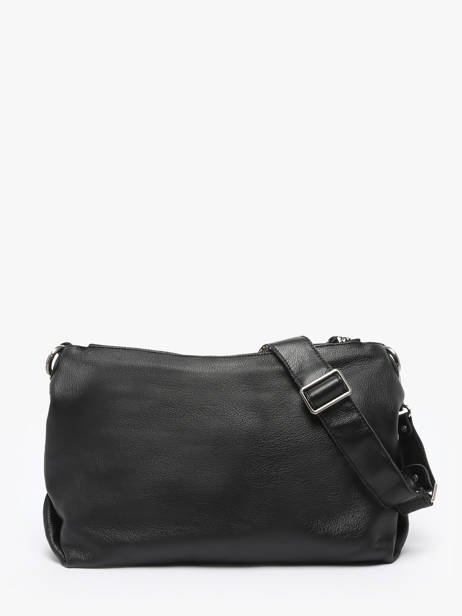 Sac Bandoulière Vintage Cuir Mila louise Noir vintage 3822C vue secondaire 4