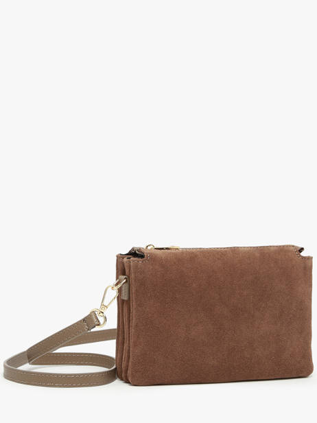 Sac Bandoulière Velvet Caviar Milano Marron velvet caviar VC24117 vue secondaire 2