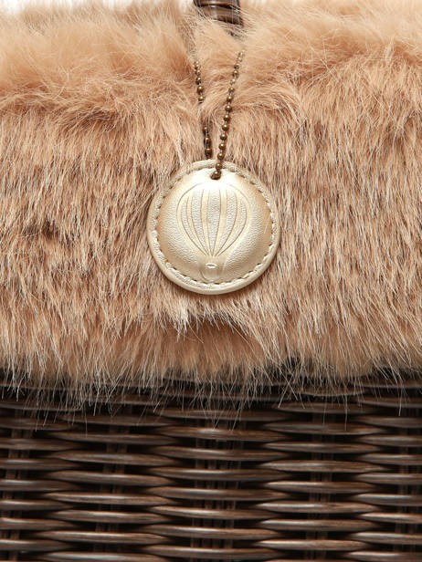 Cabas Doudou Le voyage en panier Marron doudou M vue secondaire 3