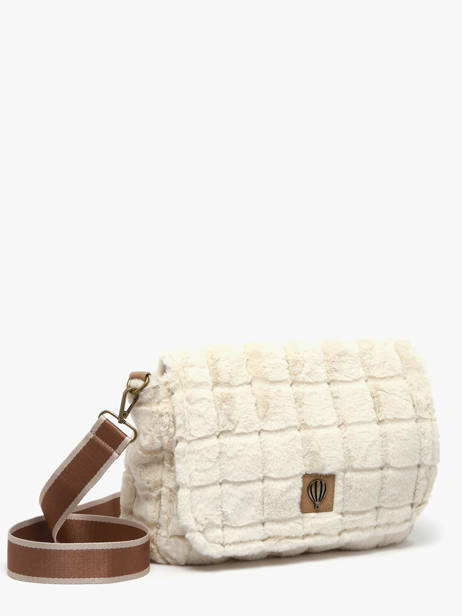 Sac Bandoulière Quadri Le voyage en panier Beige quadri AHP270 vue secondaire 2