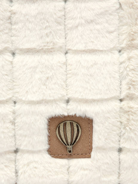 Sac Porté épaule Quadri Polyester Le voyage en panier Beige quadri AHP271 vue secondaire 3