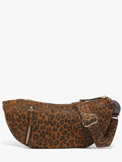 Sac Banane Luce Cuir Nat et nin Marron vintage LUCE vue secondaire 4